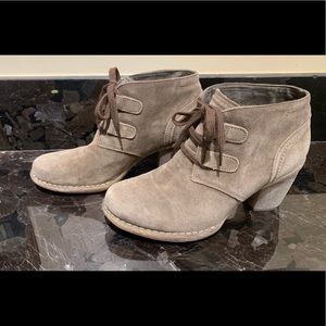 Clarks suede ankle boots